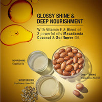 TRESemme Gloss Ultimate Ultra Shine Hair Serum 100ml with Macadamia Oil & Vitamin E, for Super shiny Finish (Pack of 3)