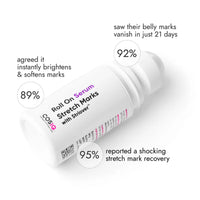 Cos-IQ Stretch Mark Removal Roll-On Serum 80ml | with Striover | Scar Removal | Uneven Skin Tone | All Skin Types | 60 Days Pack