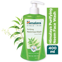 Himalaya Purifying Neem Face Wash, 400ml and Himalaya Herbals Neem and Turmeric Soap, 125gm (Pack of 4) with Value Pack Save Rs.20