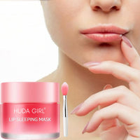Huda Girl Lip Sleeping Mask | Lip Mask Overnight for Soft, Smooth & Plump Lips | Naturally Glowing Lips | Sleep Mask for Women for Girls | Lip Mask for Dark Lips & Lasting Hydration