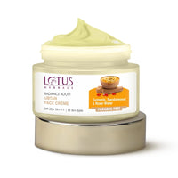 Lotus Herbals Radiance Boost Ubtan Face Cream SPF 20 50gm And Radiance Boost Ubtan Face Wash 100gm | (Pack of 2) Turmeric, Sandalwood and Rose Water| Glowing Skin|Reducing Dark Spots