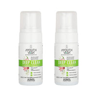 Ayouthveda Deep Clean Foaming Wash |Reduces Pigmentation, Combats Dark Spots| Refreshing Blend of Indian Madder, Garcinia & Pomegranate | Everyday Face Wash for Men & Women (Pack of 2;100ml each)