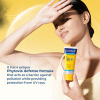 La Shield Pollution Protect SPF 50 Mineral Sunscreen Gel | PA+++ | Lightweight & Oil free | Moisture boost formula | Water resistant| All Skin types |Dermatologist Tested | 50g (Pack of 4)
