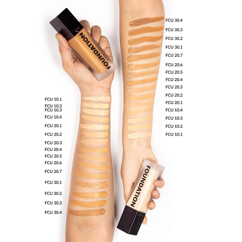 Daily Life Forever52 Coverup Foundation | Natural Matte Finish, Long-Lasting Full Coverage Liquid Foundation (Amber - 30.4, 30ml)