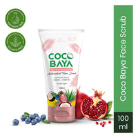 Coco Baya Antioxidant Face Scrub, Enriched With Pomegranate, Blueberry Extracts, Vitamin E & Vitamin B3, Suitable For All Skin Types, 100 Ml