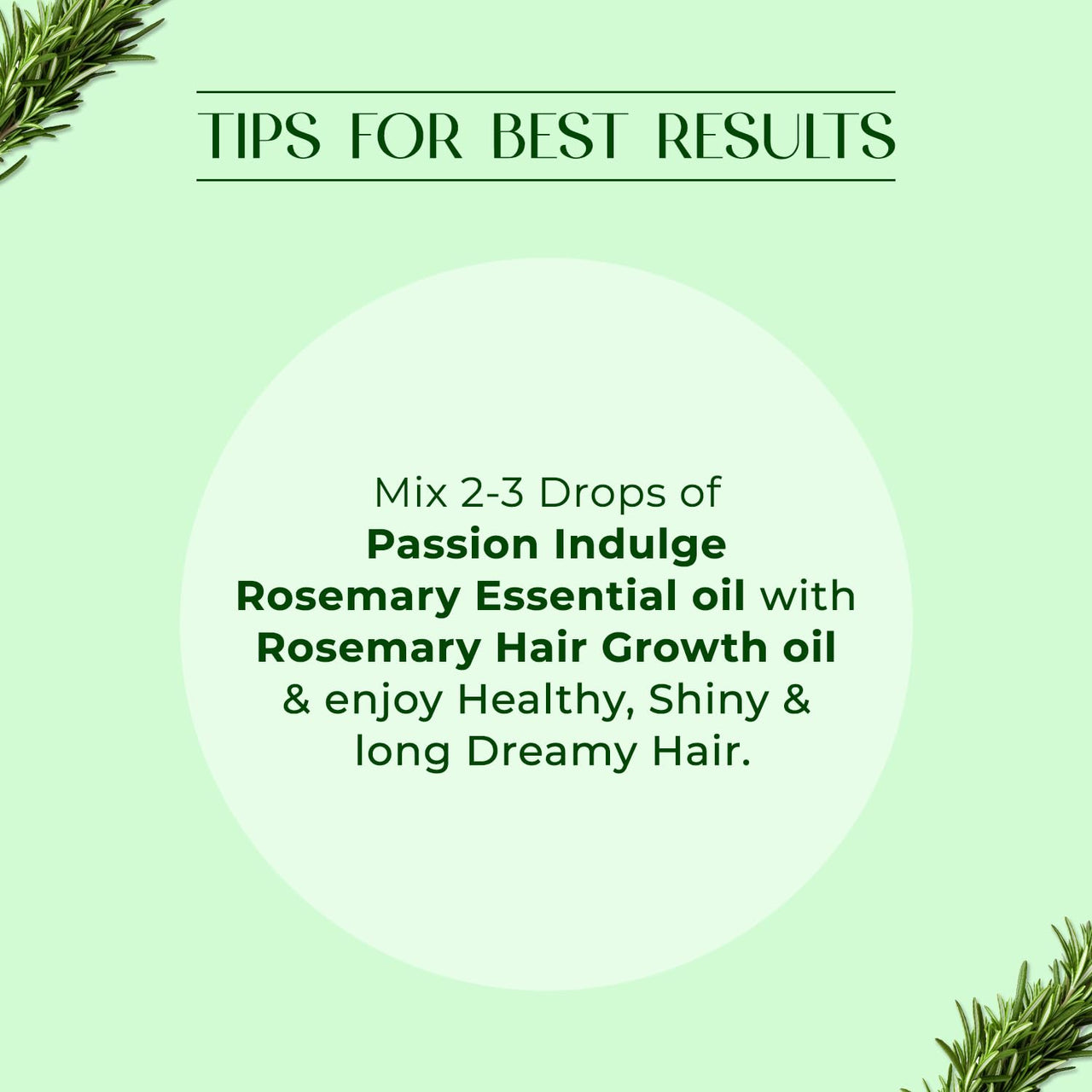 Passion Indulge Rosemary Hair oil for hair growth with Biotin | 100ml Hair Proteiniz | Reduces Hair Fall, Breakage, Promotes Hair growth naturally | Ayurvedic & Natural Hair Oil