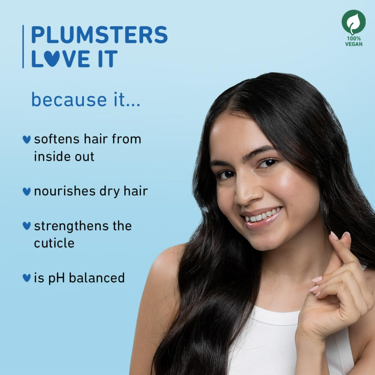 Plum Coconut Shampoo for Dull Hair with Coconut Milk and Peptides for Strong & Shiny Hair I 22x shine I Soft, silky hair I Shampoo for Women and Men | SLS sulphate and paraben free shampoo I 250ml (Pack of 2)