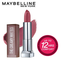 Maybelline New York Color Sensational Creamy Matte Lipstick, 657 Nude Nuance, 3.9g and Maybelline New York Color Sensational Creamy Matte Lipstick, 660 Touch of Spice, 3.9g