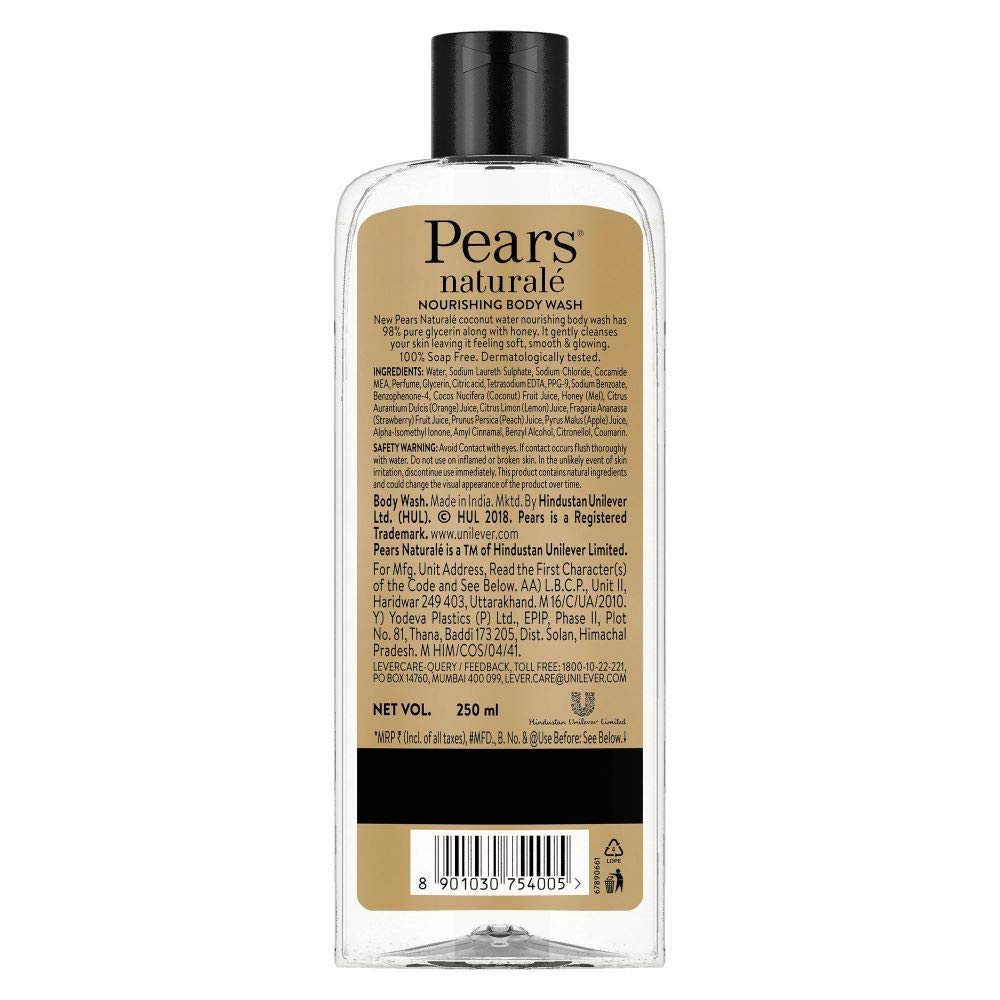 Pond's  Men Pimple Clear Facewash, 100 g & Pears Naturale Nourishing Coconut Water Bodywash, 250 ml