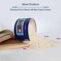 Blue Nectar Almond Ubtan Powder Face Pack for Anti-Aging and Firming | Natural Exfoliator for Face with Multani Mitti Powder (100 gm, 12 Herbs)
