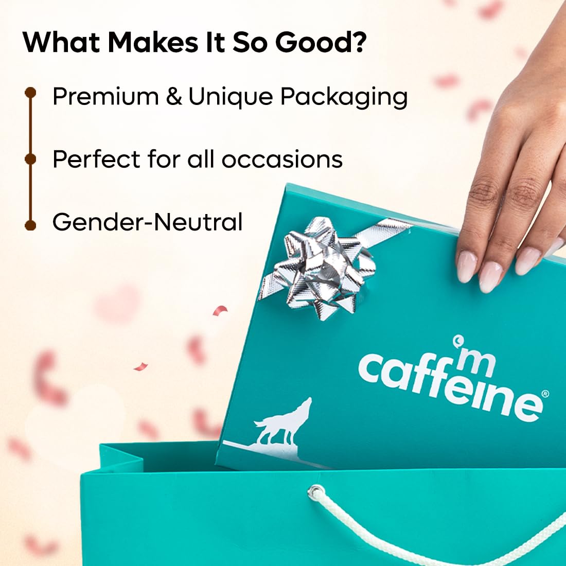 mcaffeine Shower Temptations Gift Set For Women And Men|Mcaffine Products|Luxury Coffee Bath Indulgence In Premium Packaging|Valentine Present For Him Her With Face Wash, Body Wash, Body Scrub
