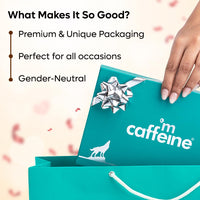 mcaffeine Shower Temptations Gift Set For Women And Men|Mcaffine Products|Luxury Coffee Bath Indulgence In Premium Packaging|Valentine Present For Him Her With Face Wash, Body Wash, Body Scrub