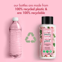 Love Beauty & Planet Moisturising Body Wash 400ml|| with Murumuru Butter & Rose|| Sulfate Free|| Paraben Free- Liquid Shower Gel