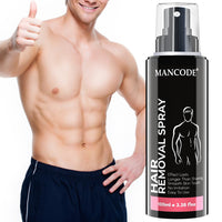 MAN CODE Mancode Hair Removal Spray - 100 Ml For Men | Painless Body Hair Removal Spray For Chest, Back, Legs & Under Arms | Itch & Irritation Free | Hair Removal Wax | Intimate Hygeine From Sweat