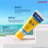 La Shield Pollution Protect SPF 50 Mineral Sunscreen Gel | PA+++ | Lightweight & Oil free | Moisture boost formula | Water resistant| All Skin types |Dermatologist Tested | 50g | Pack of 2