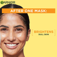 Garnier Skin Naturals, Day Cream, 45 g & Garnier Skin Naturals, Face Mask, Hydrating, Brightening & Anti-Dark Spots, Bright Complete, 1 pc, 28g