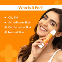 The Derma Co 1% Hyaluronic Sunscreen Aqua Gel SPF 50 PA++++ | For Oily, Dry, Acne-prone Skin | Ultra Lightweight Texture | Non-Greasy | No White Cast | Broad Spectrum Protection & Blue Light Protection | For Men & Women | 50 g