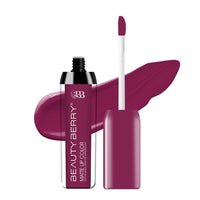 Beauty Berry Soft & Matte Waterproof Lip Color Liquid Lipstick | Rich Pigment, Long Lasting Liquid Lipstick | Non-Transfer Liquid Lipstick for Women Enriched with Vitamin E (Plum, 4.5 ml)