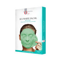 O3+ Shine & Glow Mono Dose Kit for Brightening, Whitening & Even Skin Tone (38g) & O3+ Sea White Brightening Facial Kit With Peel Off Mask Suitable (45g, Single Use Facial Kit) Combo