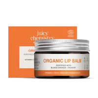 Juicy Chemistry Blood Orange & Rosehip Lip Balm, 5 G |Enriched with Natural Ceramides to Hydrate, Moisturise & Reduce Pigmentation|Formulated with Organic Castor Oil, Jojoba Oil and Vitamin E