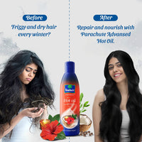 Parachute Advansed Ayurvedic Hot Oil 400 ml with Free 90 ml Pack