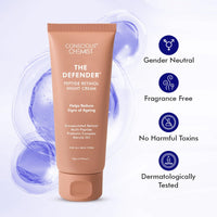 Conscious Chemist Retinol Night Cream | 50g | Moisturizer, Face Cream for Men & Women, Multipeptide Antiaging Cream, Reduces Finelines, Necklines & Wrinkles, All Skin Type - The Defender (Pack of 2)