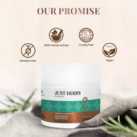 Just Herbs Nourishing Hair Cream for Men & Women with Bhringraj & Rosemary, Helps Reduce Dandruff and Hairfall 100 g