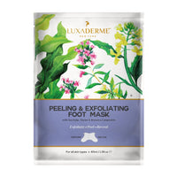 LuxaDerme Korean Peeling & Exfoliating Foot Mask for Baby Soft Feet | Removes Dry Skin & Hard Calluses | Hydrates Dry Feet (Pack of 1)