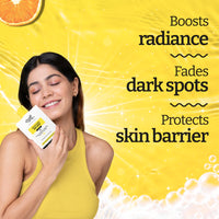 Chemist at Play Brightening Body Wash | Glowing Skin Vitamin C Bodywash | Helps to Reduce Fades Dark Spots, Tan & Evens out Skin Tone | Alpha Arbutin | 30X Vitamin C with Camu Camu | For Women & Men | 236ml