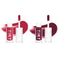 Tint Cosmetics 2.5ml Set of 2 Lipgloss, Red & Deep Wine, Non Sticky, Hydrating, Light Weight, Long Lasting, High Shine & Soft Natural Liquid Lip Gloss For Girl & Women (Berry Pink & Vino)