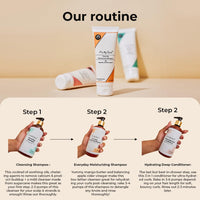 Fix My Curls 3-in-1 Deep Conditioner for Intense Moisture| Curl Enhancer & Activator| Hair Repair With Mango Butter & Honey| Silicone-Free, Sulphate-Free, Suitable for All Hair Types (100ml)
