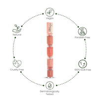 Milagro Beauty Quad Squad 2.0, Matte Liquid Lipstick 4 Shades In 1, Intense Color, Long-Lasting, Moisturizing & Non-Drying, Smudge-Proof & Waterproof (4Ml)