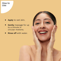 Pilgrim 24k Gold Gel Facewash with Korean White Lotus & Lactic Acid 80ml | Face wash for glowing skin | Reduce dark spot and improves skin texture | Removes dullness | For All Skin Types I For Women and Men