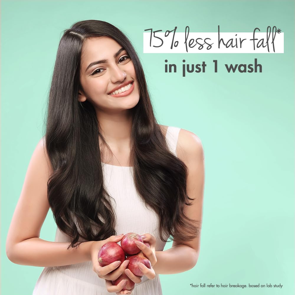 Love Beauty & Planet Onion Oil|| Blackseed Oil & Patchouli Sulfate Free Hairfall Control Shampoo|| No Parabens|| No Dyes|| Patchouli Essential Oil|| 400 ml
