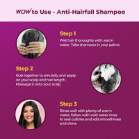 WOW Skin Science Onion Shampoo - 200 ml | Helps Control Hair Fall & Promotes Hair Growth | For Stronger Hair | With Red Onion Seed Oil Extract, Black Seed Oil & Pro-Vitamin B5