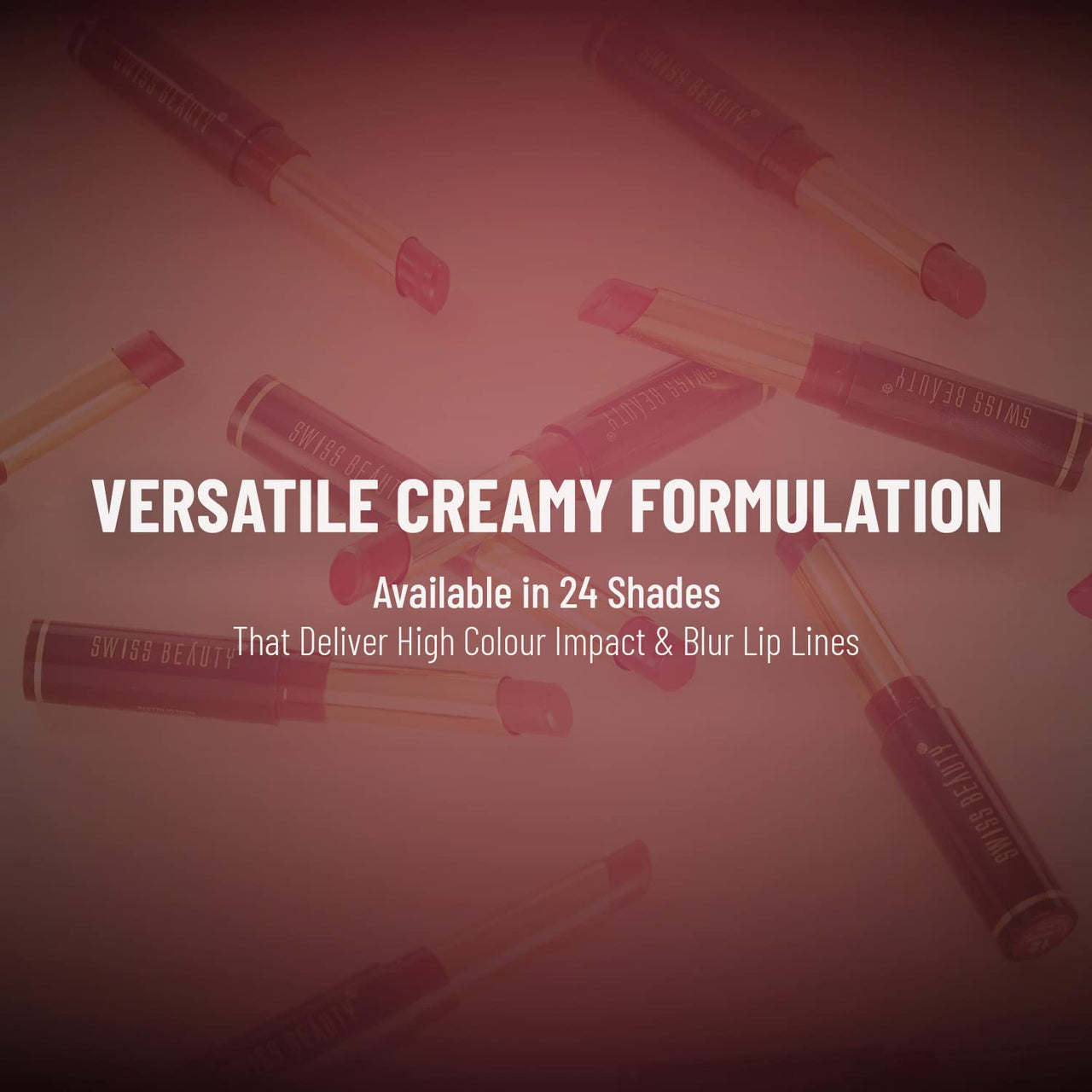 Swiss Beauty Non-Tranfer Matte Lipstick, Smooth & Waterproof, Cute Nude, 2g