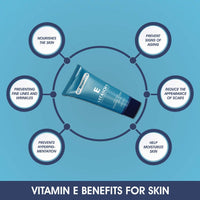 Bionova Vitasoft E Anti-Aging & Skin Brightening Cream with Vitamin E - 100ml | Natural Vitamin E Cream | Helps To Reduce Stretch Marks, Scars, Fine Lines & Wrinkles for Men & Women (Vitasoft Cream)