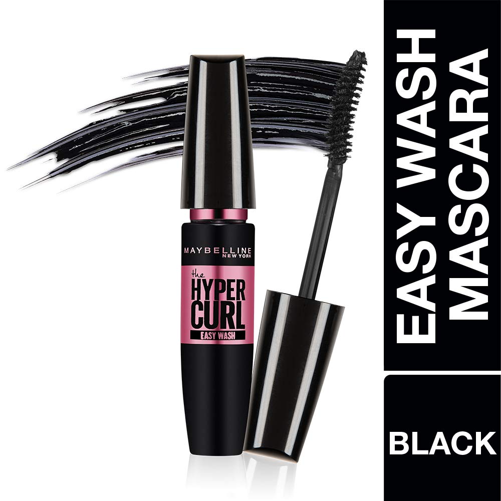 Maybelline New York Fit Me Concealer,25 Medium, 6.8ml & Maybelline New York Hypercurl Mascara Washable, Black, 9.2ml