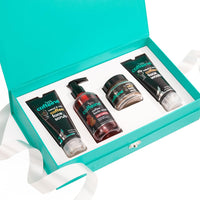 mcaffeine Shower Temptations Gift Set For Women And Men|Mcaffine Products|Luxury Coffee Bath Indulgence In Premium Packaging|Valentine Present For Him Her With Face Wash, Body Wash, Body Scrub