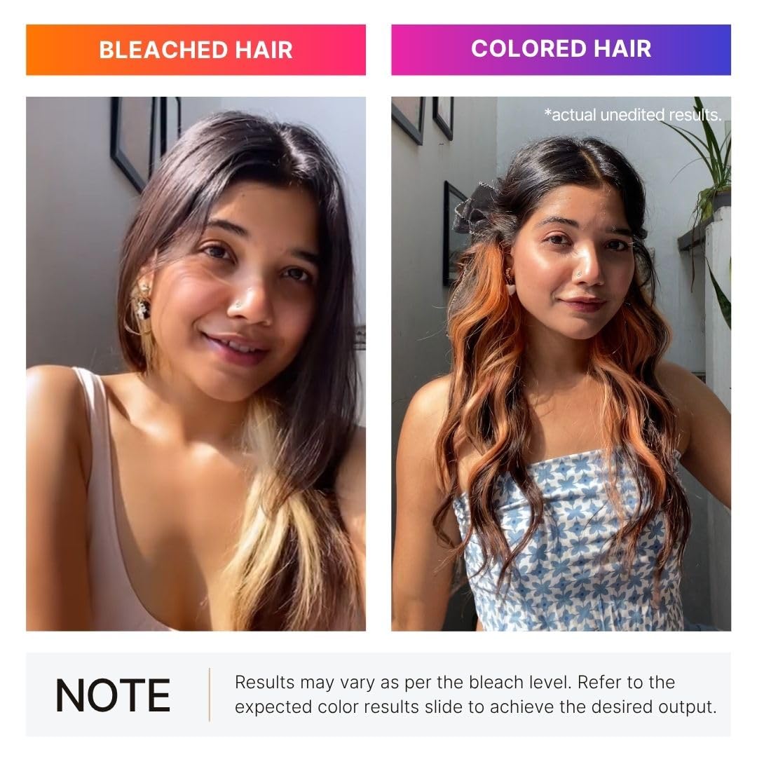 2.Oh! Italian- Orange Hair Color For Women & Men | Ammonia-Free DIY Semi Permanent Hair Color | Enriched with Argan Oil | Lasts upto 12-15 Washes