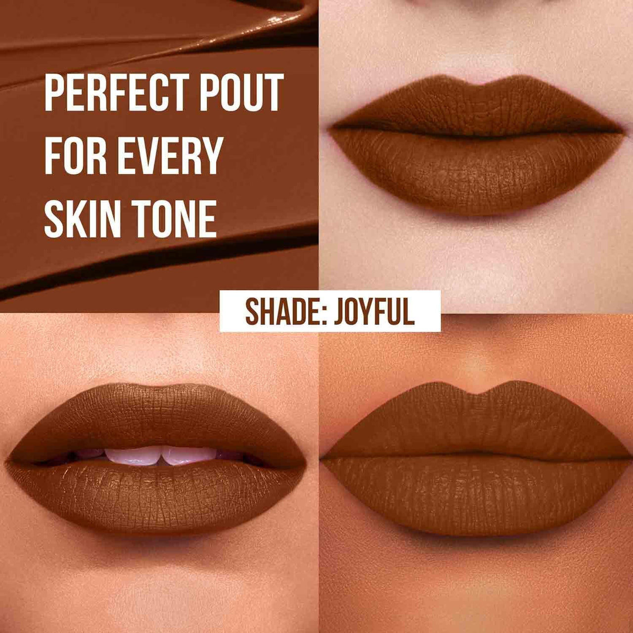 Insight Non Transfer Lip Color, Matte Finish, 4ml (01 Joyfull)