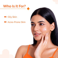 The Derma Co 1% Hyaluronic Sunscreen Oil-Free Gel SPF 50 PA++++ | For Oily, Acne-Prone Skin | Lightweight Texture | No White Cast | UVA/UVB, Broad Spectrum Protection & Blue Light Protection | Non- Comedogenic | Clinically Tested - (In -Vivo) | Tan Protec