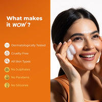 WOW Skin Science Brightening Vitamin C Foaming Face Wash | Refill Pack | Glowing, Bright Skin | Paraben & Sulphates Free | Face Wash for Women & Men | 200 ml