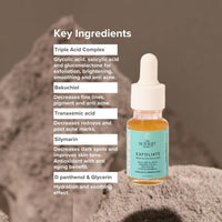 The Facecraft Project Gentle Face Exfoliate | Hydrating Ingredients | No Dryness | Daily Skin Care Essential | (10ml)