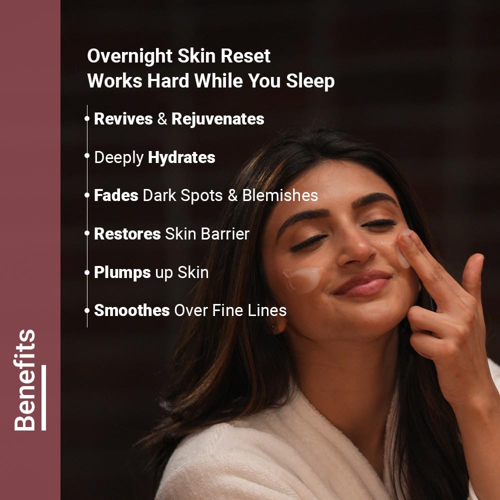 Neude Sleep On It Overnight Hydrating Mask 50ml – Leave-on Night Cream Mask with Goat Milk, Niacinamide for Glowing, Nourished Skin; Hydration & Repair; Suitable for Men & Women, All Skin Types