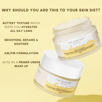 THE SKIN DIET COMPANY Banana Under Eye Cream | Reduces Dark Circle, Puffiness and Fine Lines | With Niacinamide | For Women & Men (15ml)