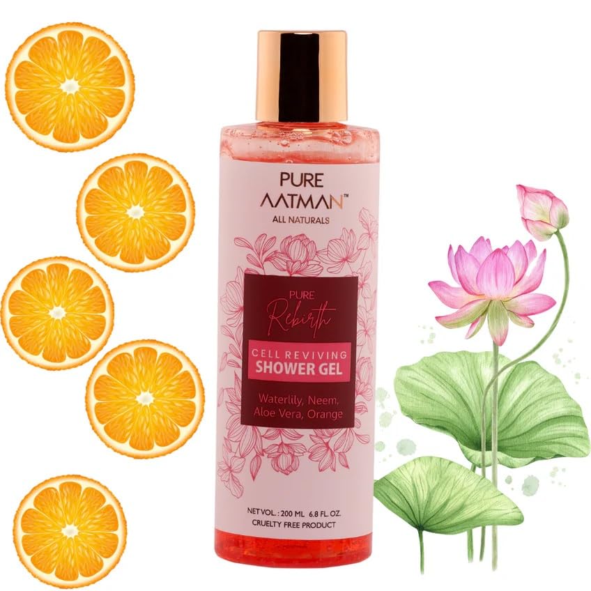PURE AATMAN Absolute Relax Body Wash Shower Gel For Men & Women deep nourishment and refreshing effect | Deep Cleansing for Daily Bathing Use | (BUY 1 GET 1 FREE)-200ml