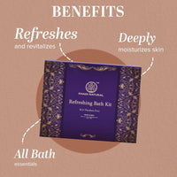 Khadi Natural Refreshing Bath Bar Kit | Refreshes & Revitalizes Skin | Deeply Moisturizes | Contains All Bath Essentials | Provides Everyday Freshness