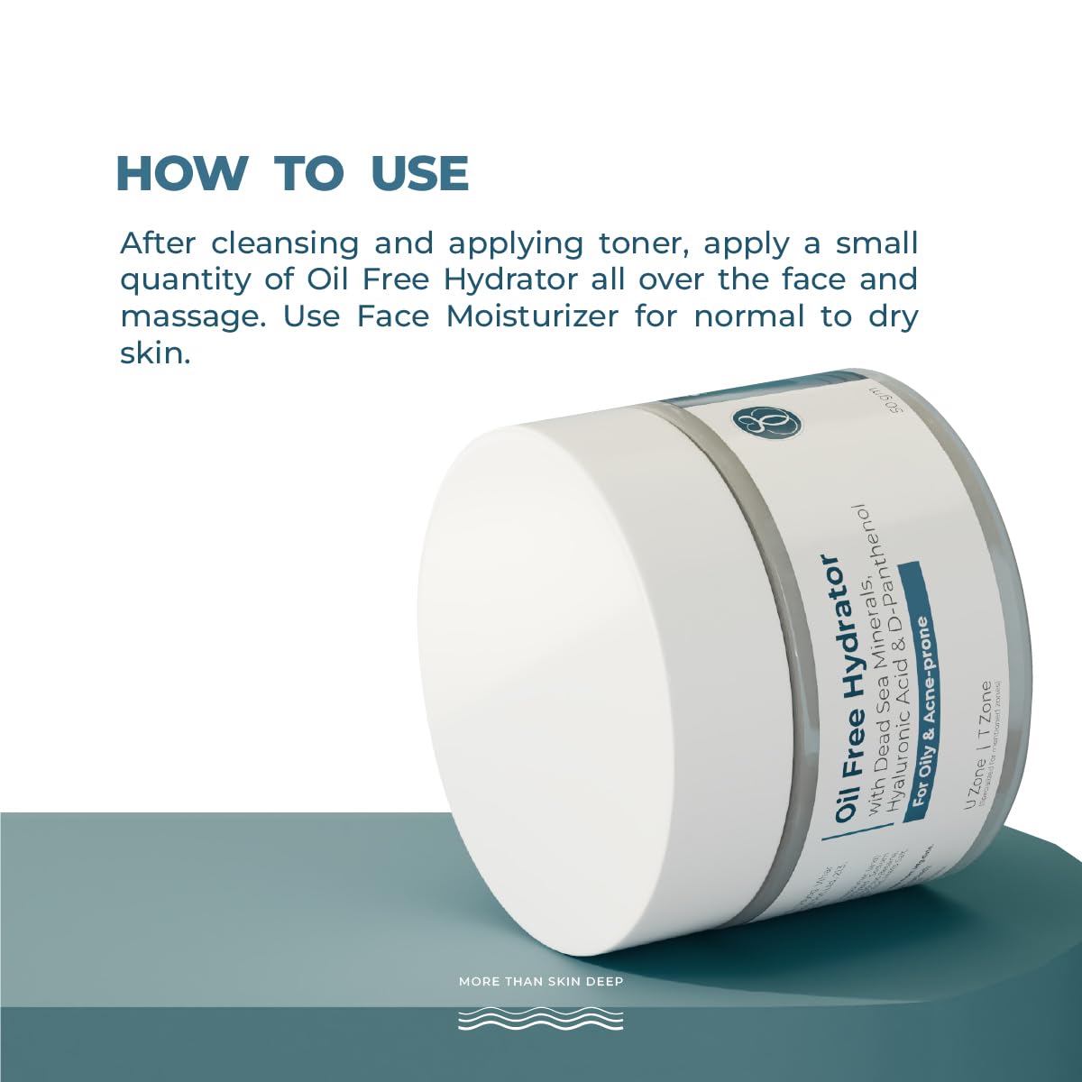 SEASOUL Oil-Free Hydrator Face Moisturizer - 50ml | Lightweight, Non-Greasy Daily Moisturizer | With Dead Sea Minerals, Hyaluronic Acid & D-Panthenol | Hydrating & Soothing Formula for All Skin Types