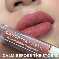 DAUGHTER EARTH Liquid Lipstick For Women With Vitamin E & Hyaluronic Acid |Long Lasting Matte Smudge Proof Vegan Lip Stick For Hydrating Lips | Mini Calm Before the Storm - 2.5ml